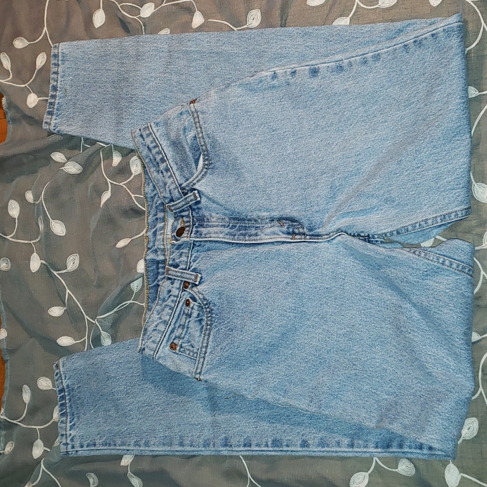 Vtg 90s y2k tapered levis 512 high waist mom jeans - Picture 3 of 10